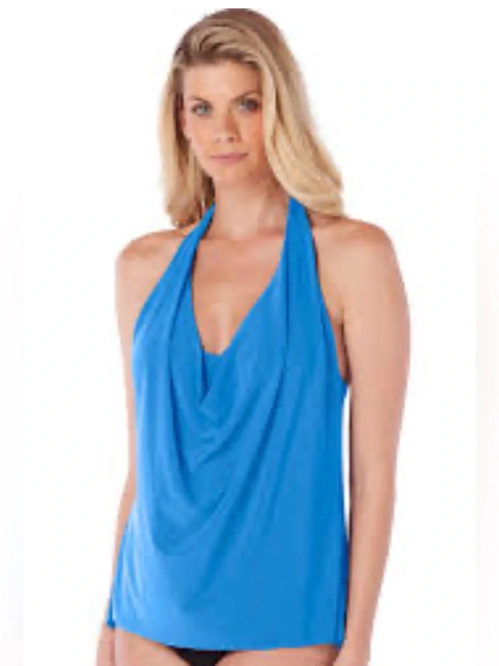 Magicsuit Sophie Tankini Top pacific blue. Size 8 NWT